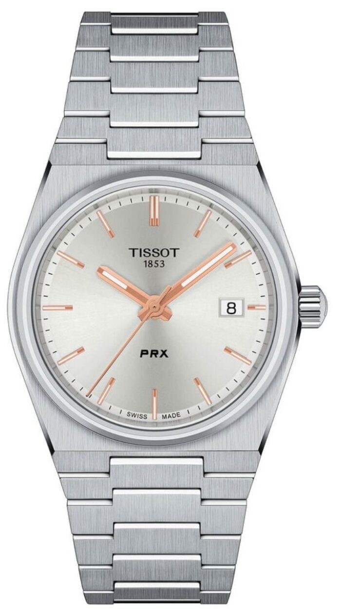 Tissot Ladies Watch PRX WHITE & ROSE QUARTZ - T137.210.11.031.00 - Image 2
